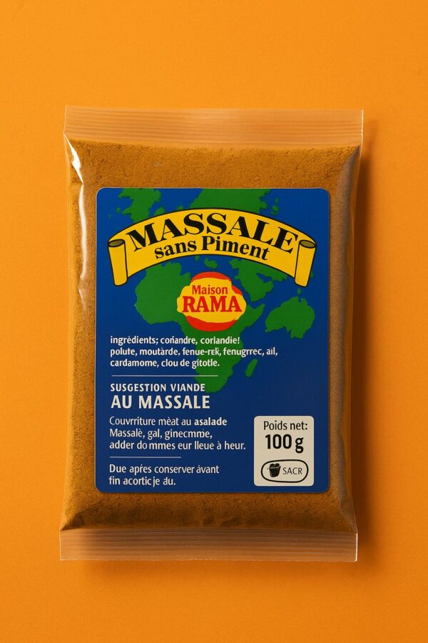 Massalé sans Piment – Maison Rama 100g