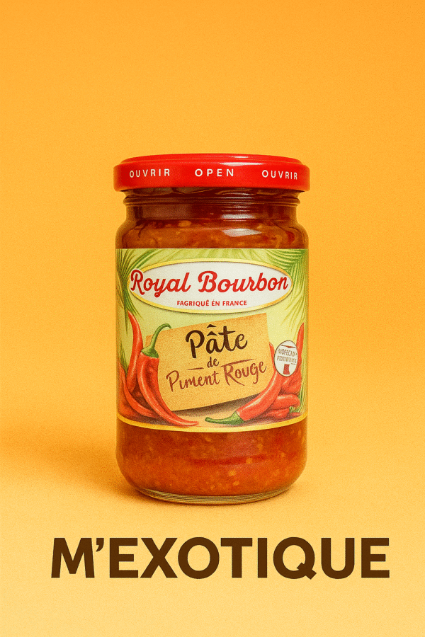 Pâte de Piment Rouge – Royal Bourbon 90g
