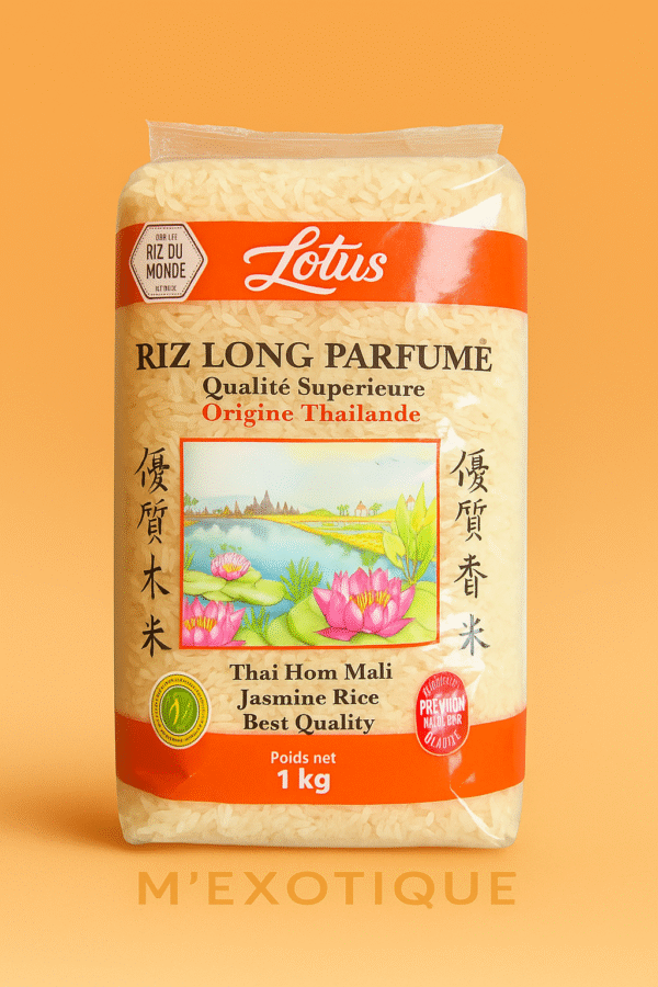Riz Long Grain Thaï Lotus – 1 kg