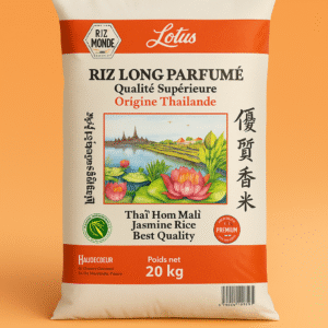 Riz Long Parfumé Thai – Lotus 20kg