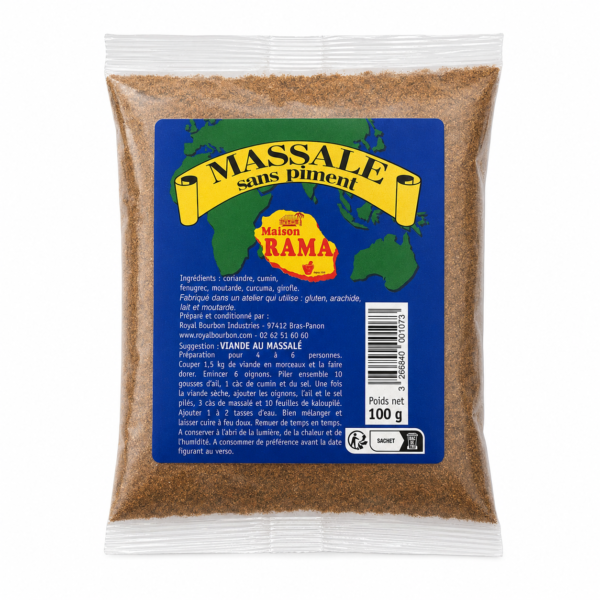 Massalé sans piment Maison Rama – 100 g