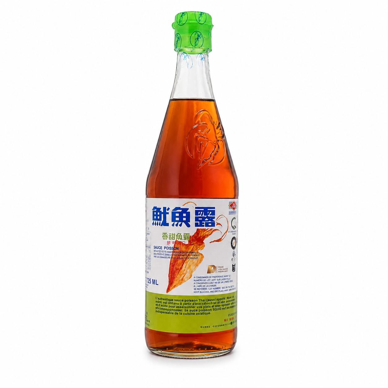 sauce poisson mexotique.fr Sauce de poisson Squid Brand – 725 ml – Image 1